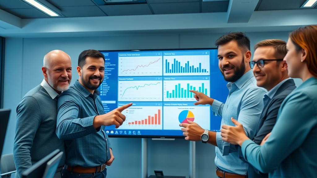 Digital marketing agency building retargeting strategies NJ contractors analytics teamwork