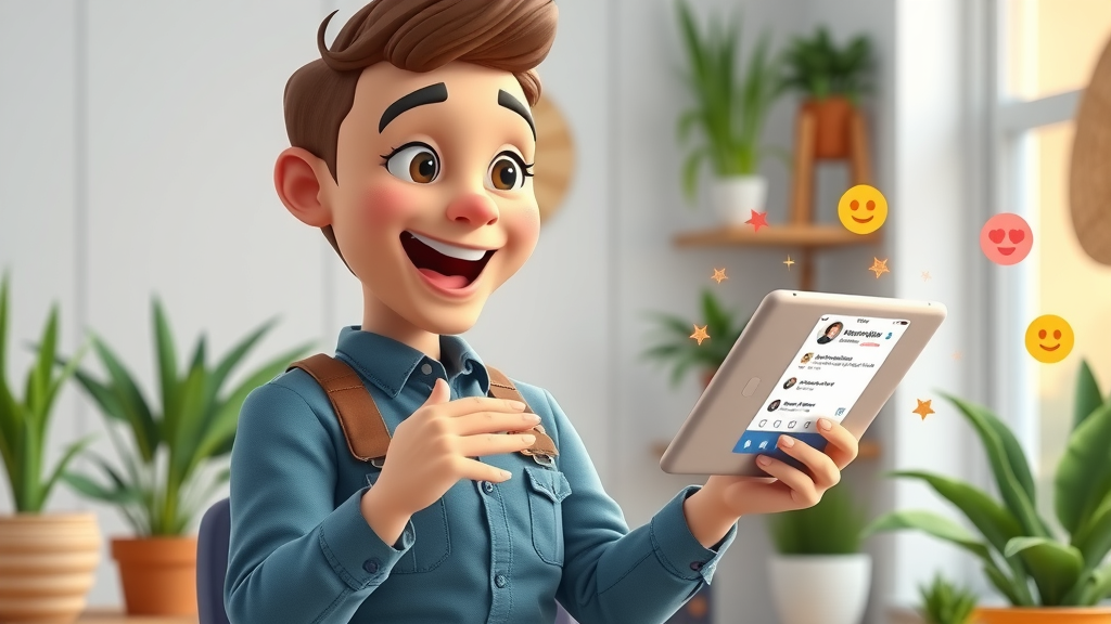 Home service business owner posting on Instagram, part of best home services marketing strategy NJ in 2025