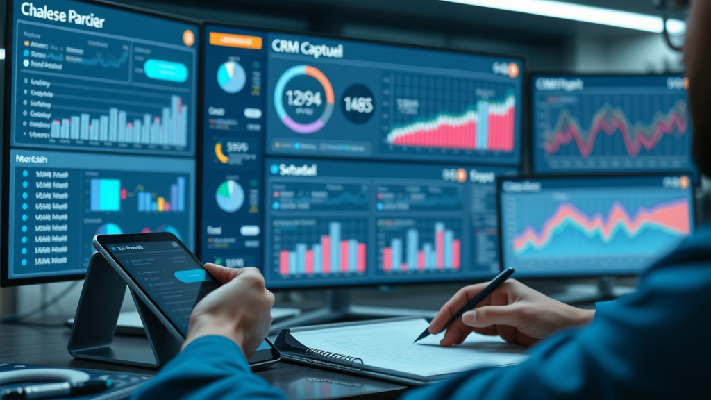 User-friendly CRM dashboard displaying integrated service lead capture data for NJ home services businesses.