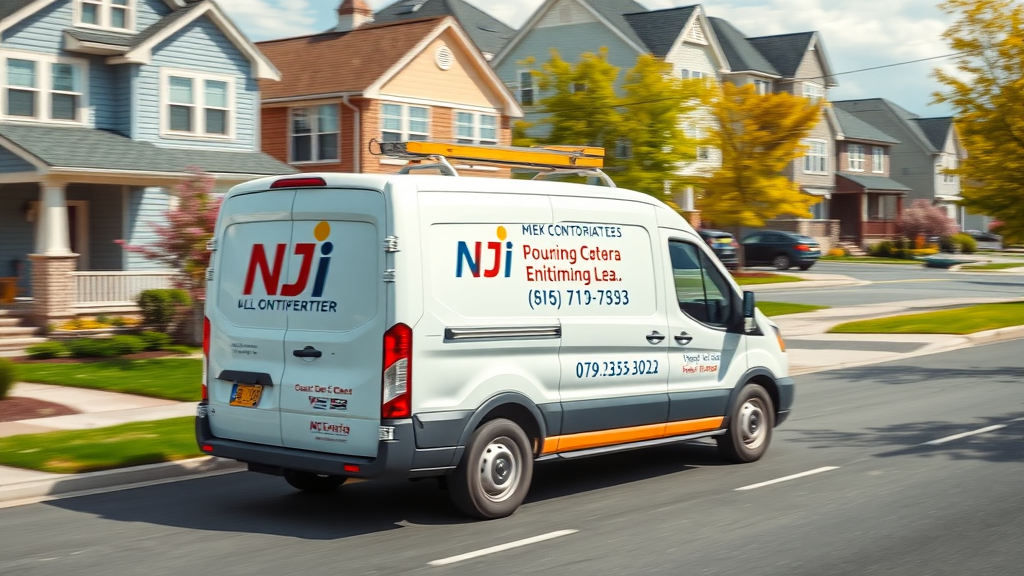 Home service leads NJ: NJ business owner launching a lead generation campaign on laptop