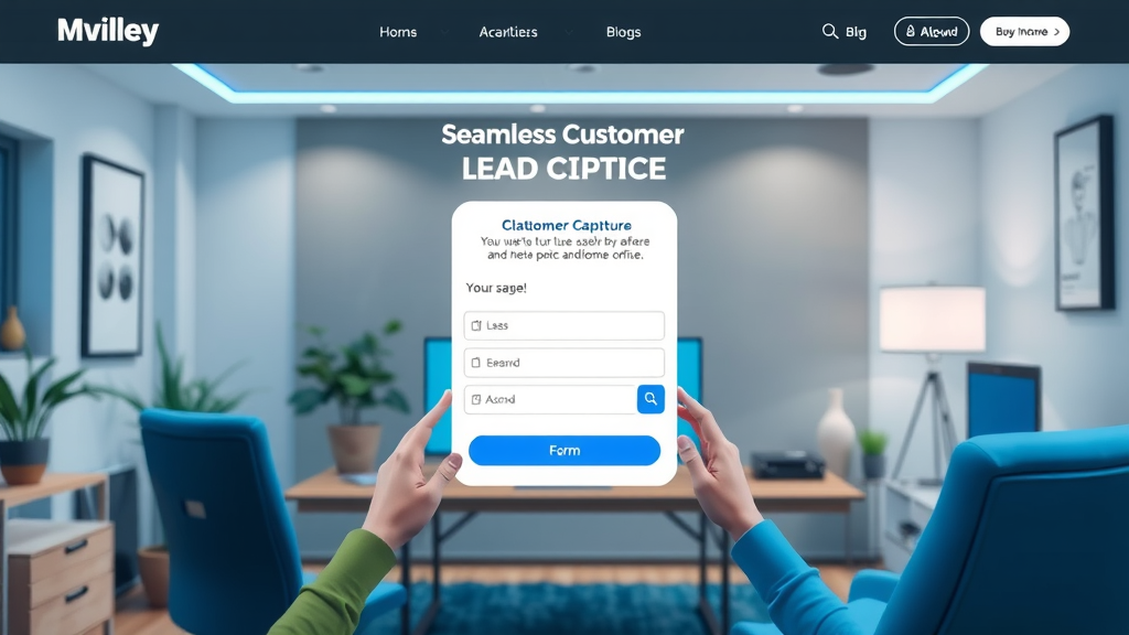 Modern NJ home service landing page optimized for effective lead capture with integrated form and chatbot.