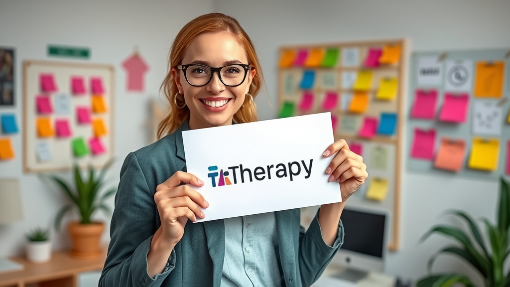 creative branding concept for a therapy practice, brand identity for mental health professionals