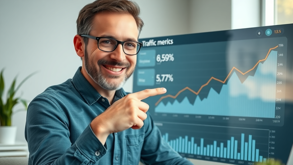 seo for therapy practices, analytics dashboard, therapist tracking growth, traffic metrics chart