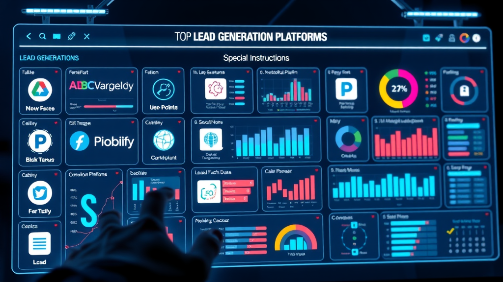 Top lead generation platforms for home service lead generation in New Jersey displayed on a digital dashboard