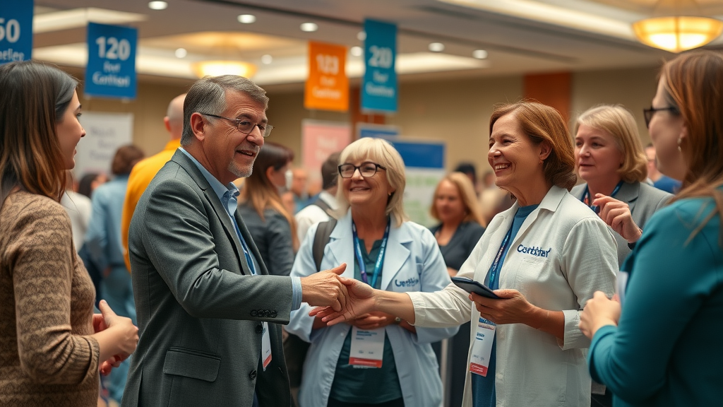 therapists at community event, networking, private practice growth, therapy marketing